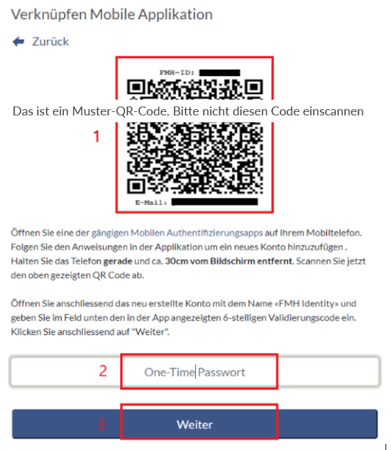 Verknüpfen Mobile Applikation