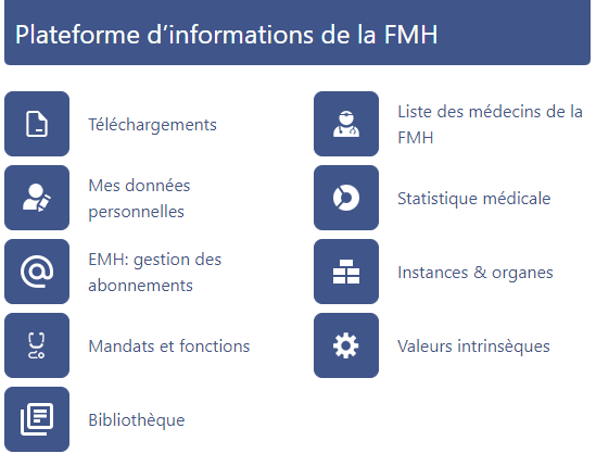 Informationsplattform der FMH